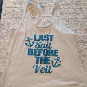 Bride Tank - Last Sail before the veil